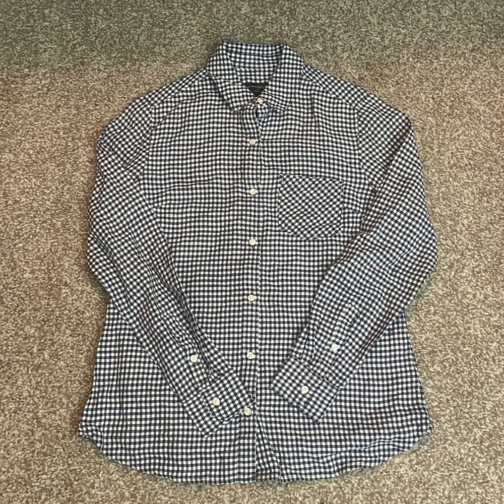 Banana Republic Gingham Button Down Shirt